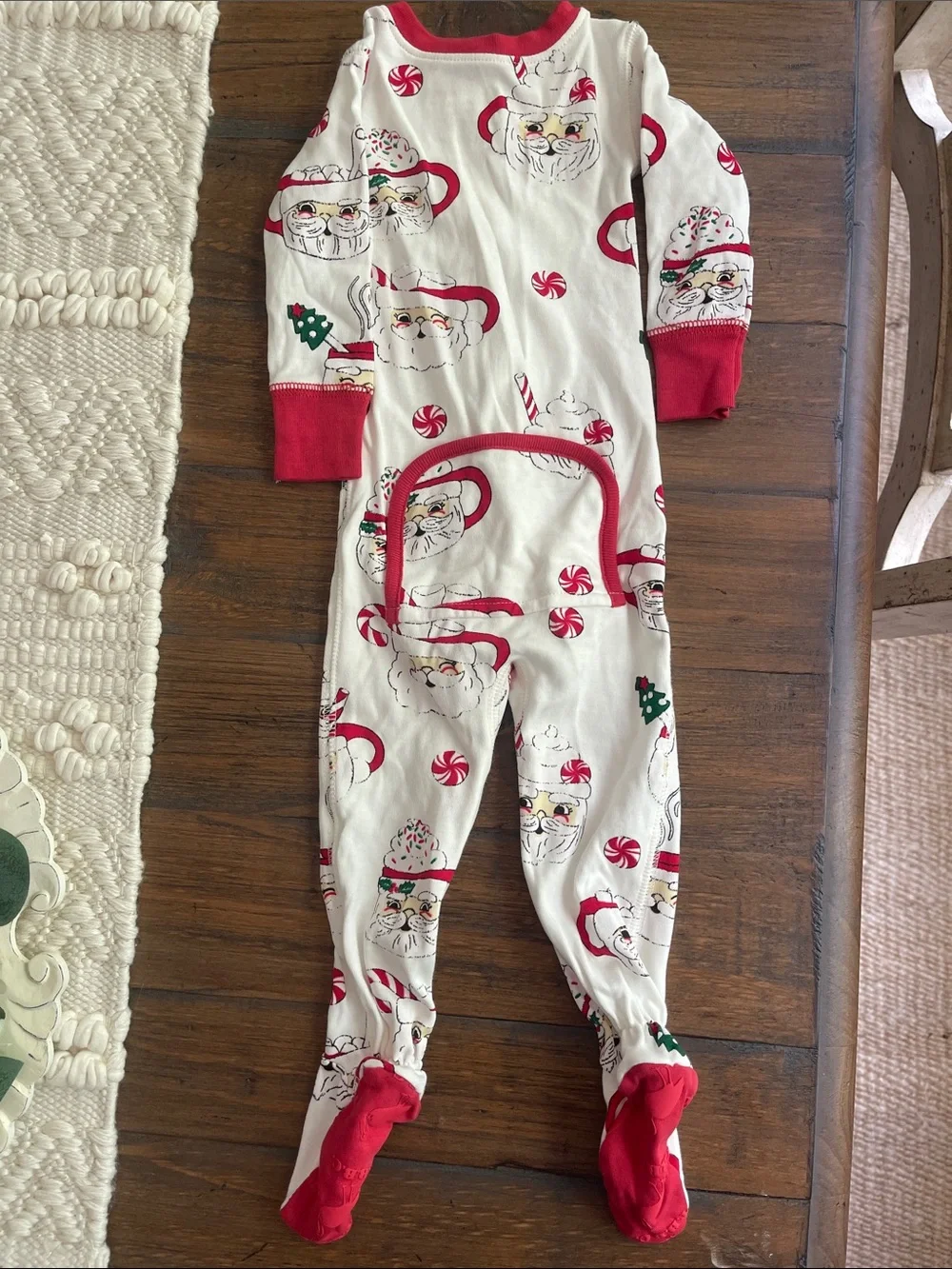 TBBC - Holiday Santa One-Piece Pajamas